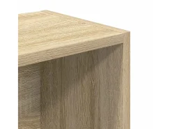 Estantería de madera de ingeniería roble sonoma 31x24x102 cm