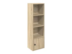 Estantería de madera de ingeniería roble sonoma 31x24x102 cm