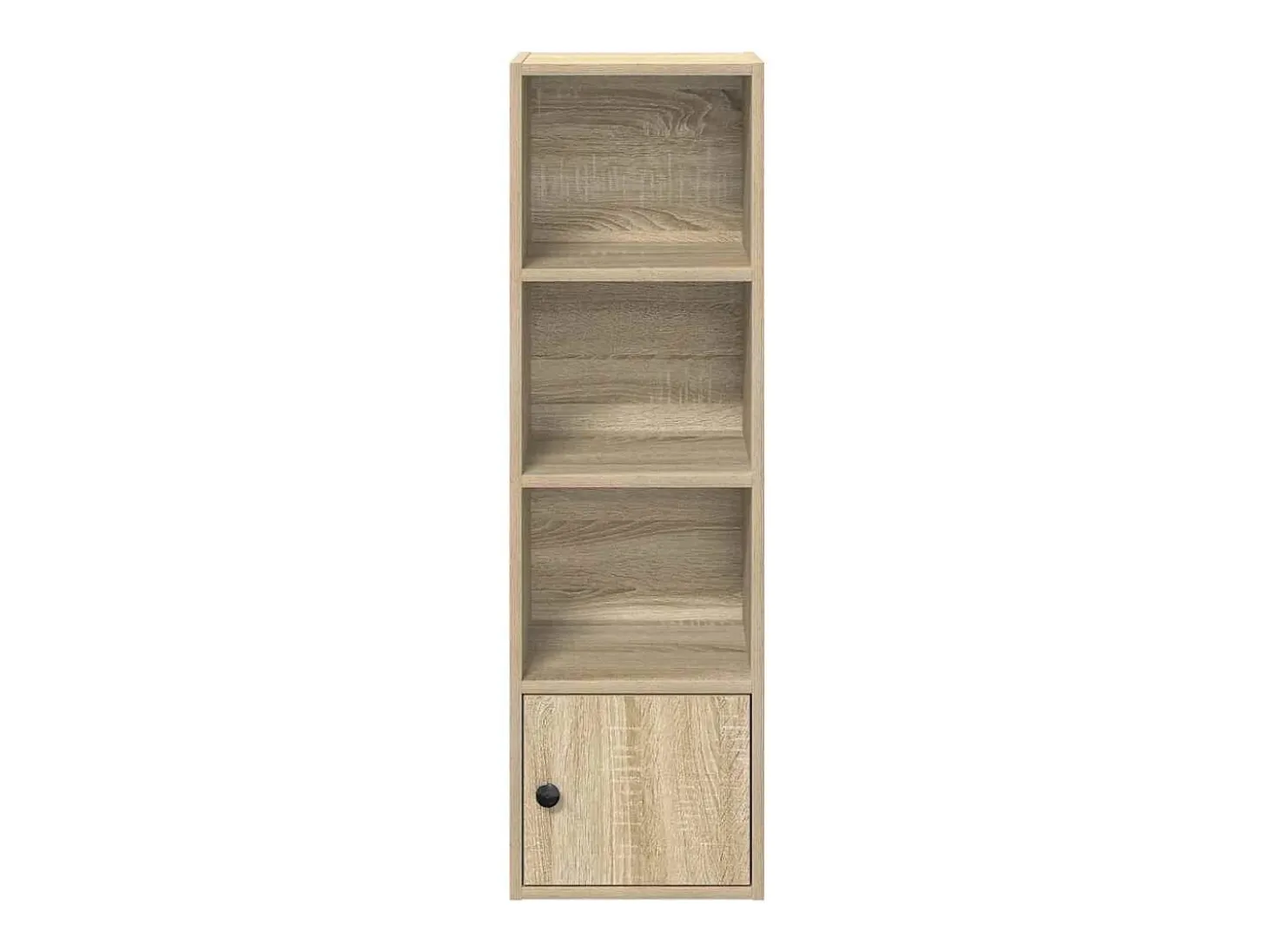 Estantería de madera de ingeniería roble sonoma 31x24x102 cm