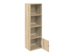 Estantería de madera de ingeniería roble sonoma 31x24x102 cm