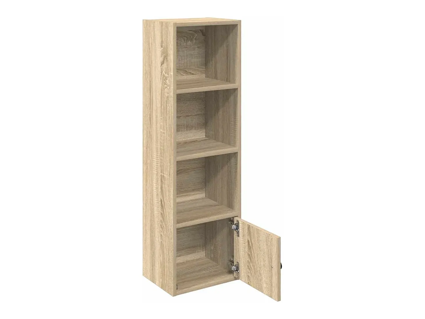 Estantería de madera de ingeniería roble sonoma 31x24x102 cm