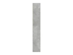 Estantería de madera de ingeniería gris hormigón 40x30x189 cm