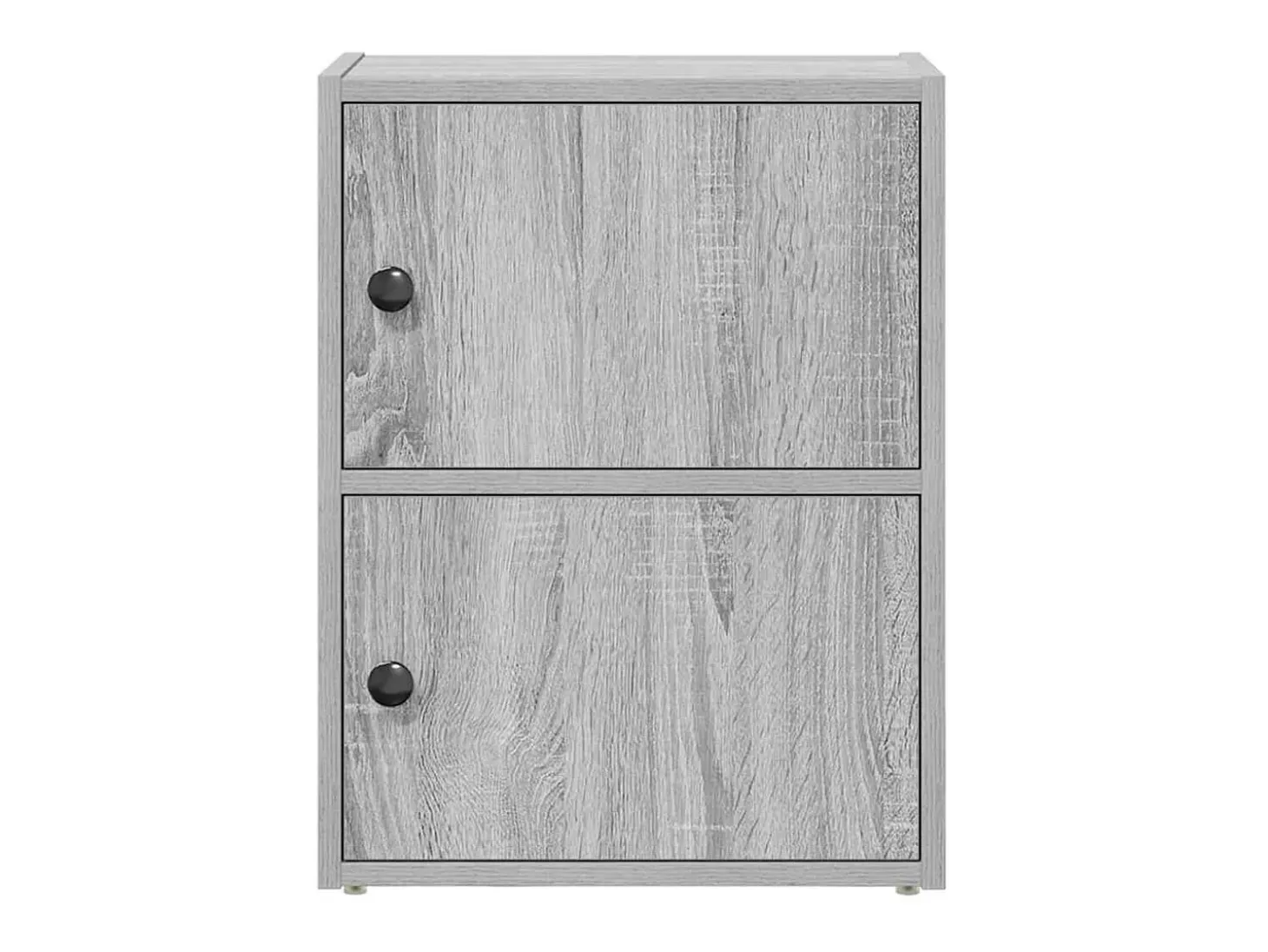 Estantería de madera de ingeniería gris sonoma 40x24x52 cm