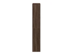 Estantería de madera de ingeniería marrón roble 60x20x120 cm