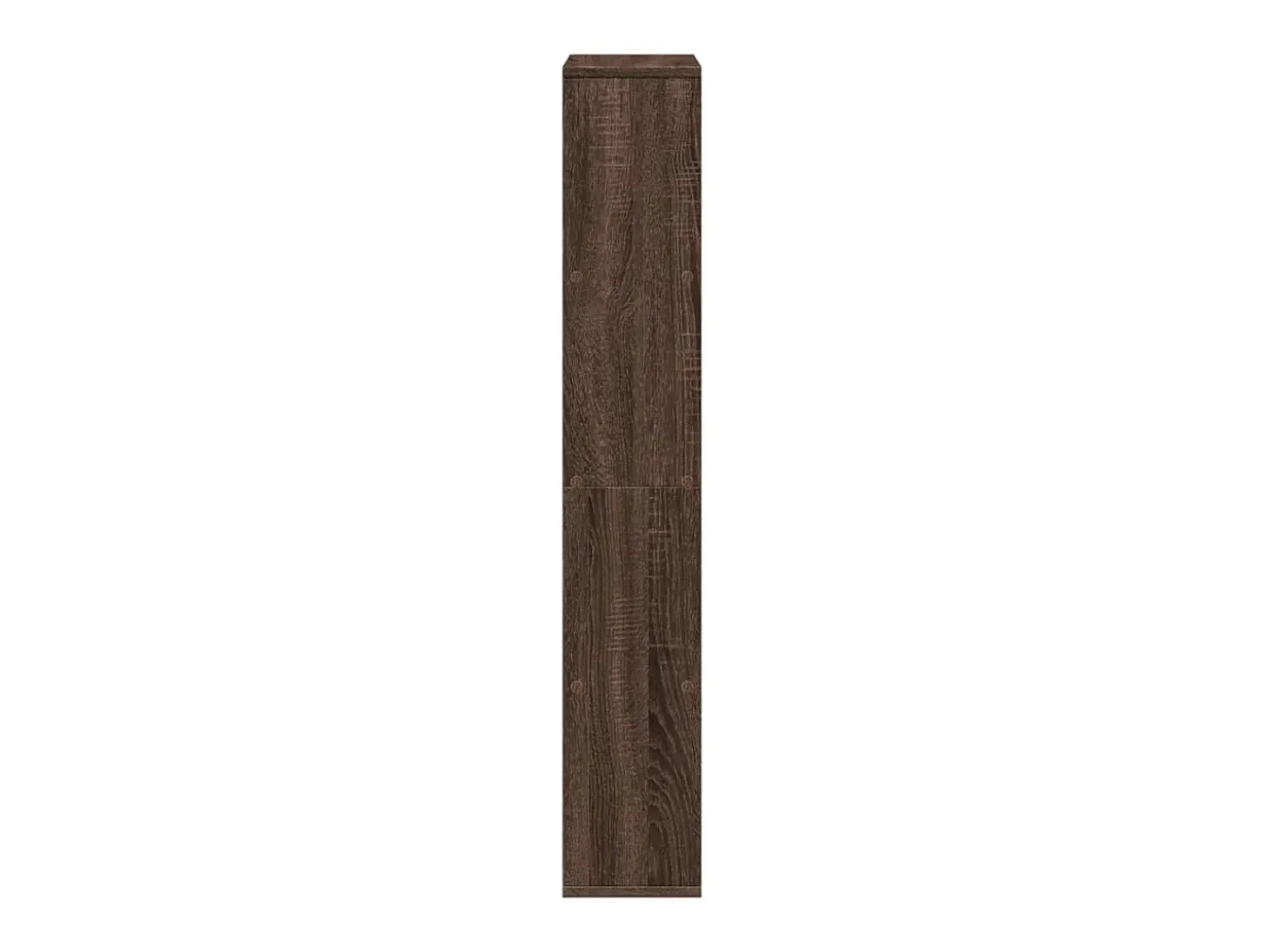 Estantería de madera de ingeniería marrón roble 60x20x120 cm