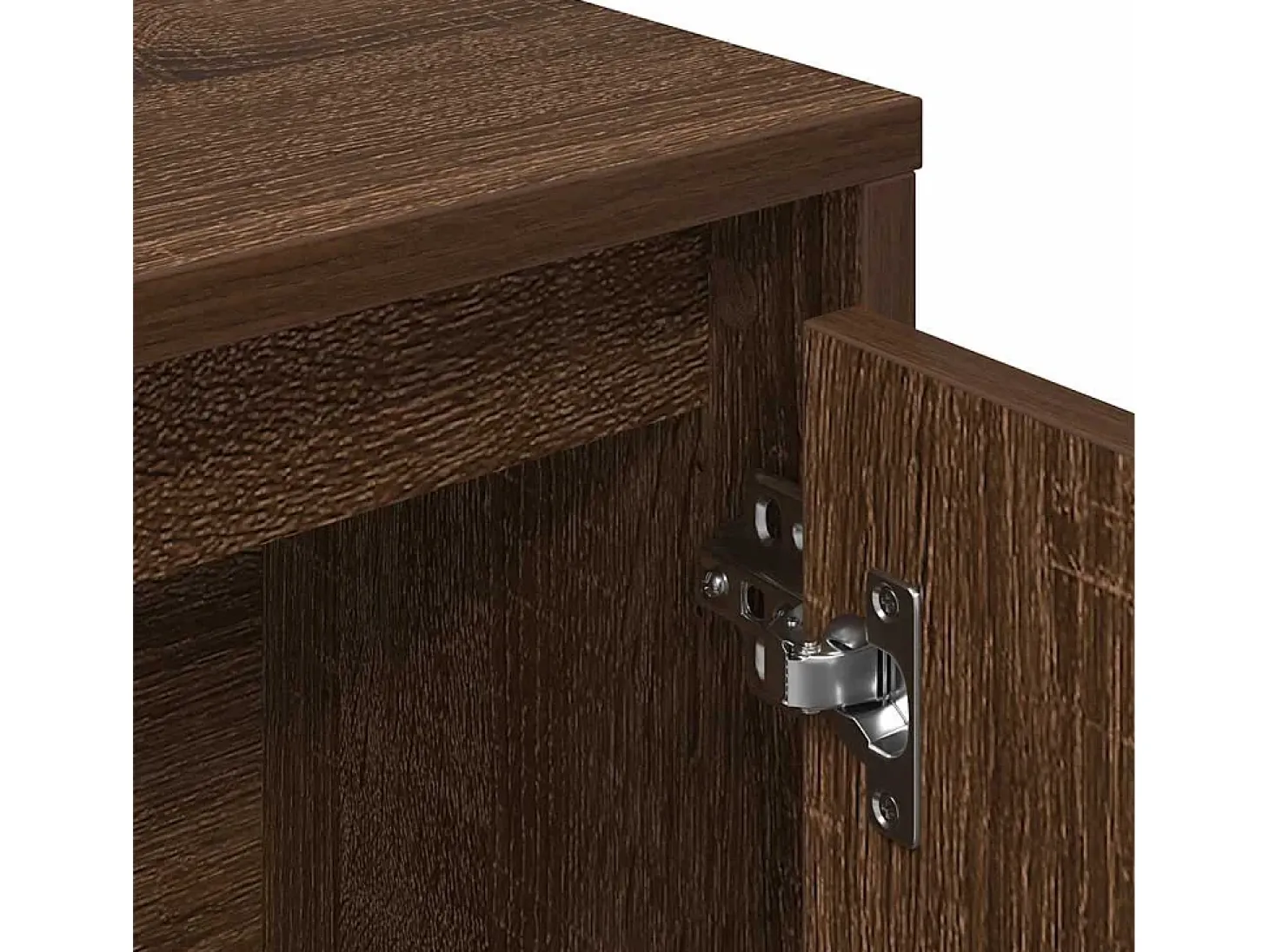 Estantería de madera de ingeniería marrón roble 89x24x101,5 cm