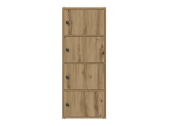 Estantería de madera de ingeniería roble artisan 40x24x102 cm