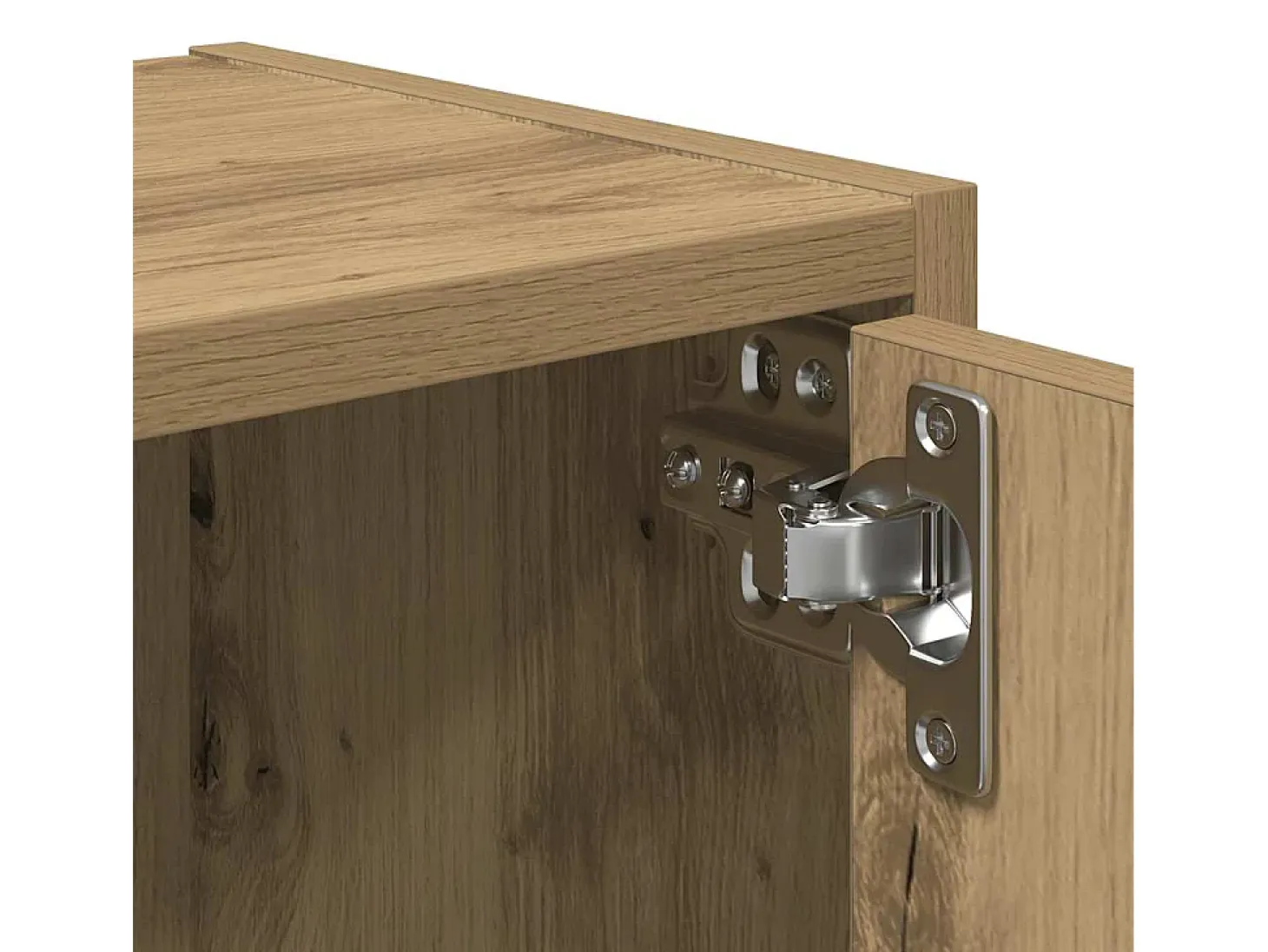 Estantería de madera de ingeniería roble artisan 40x24x102 cm