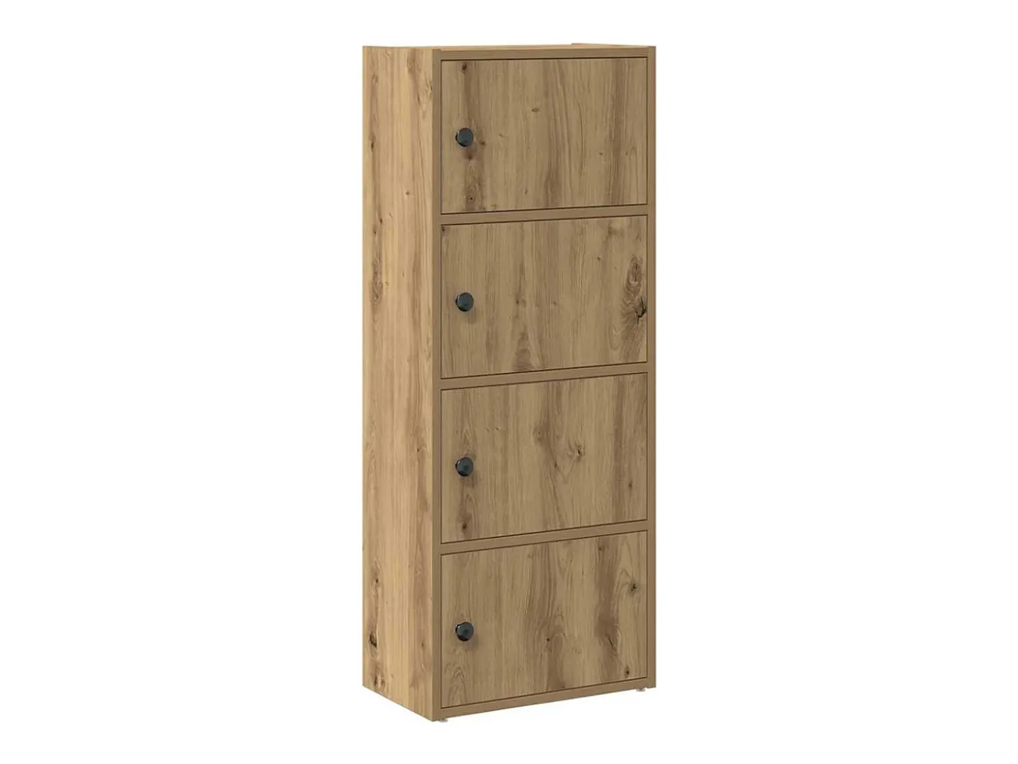 Estantería de madera de ingeniería roble artisan 40x24x102 cm