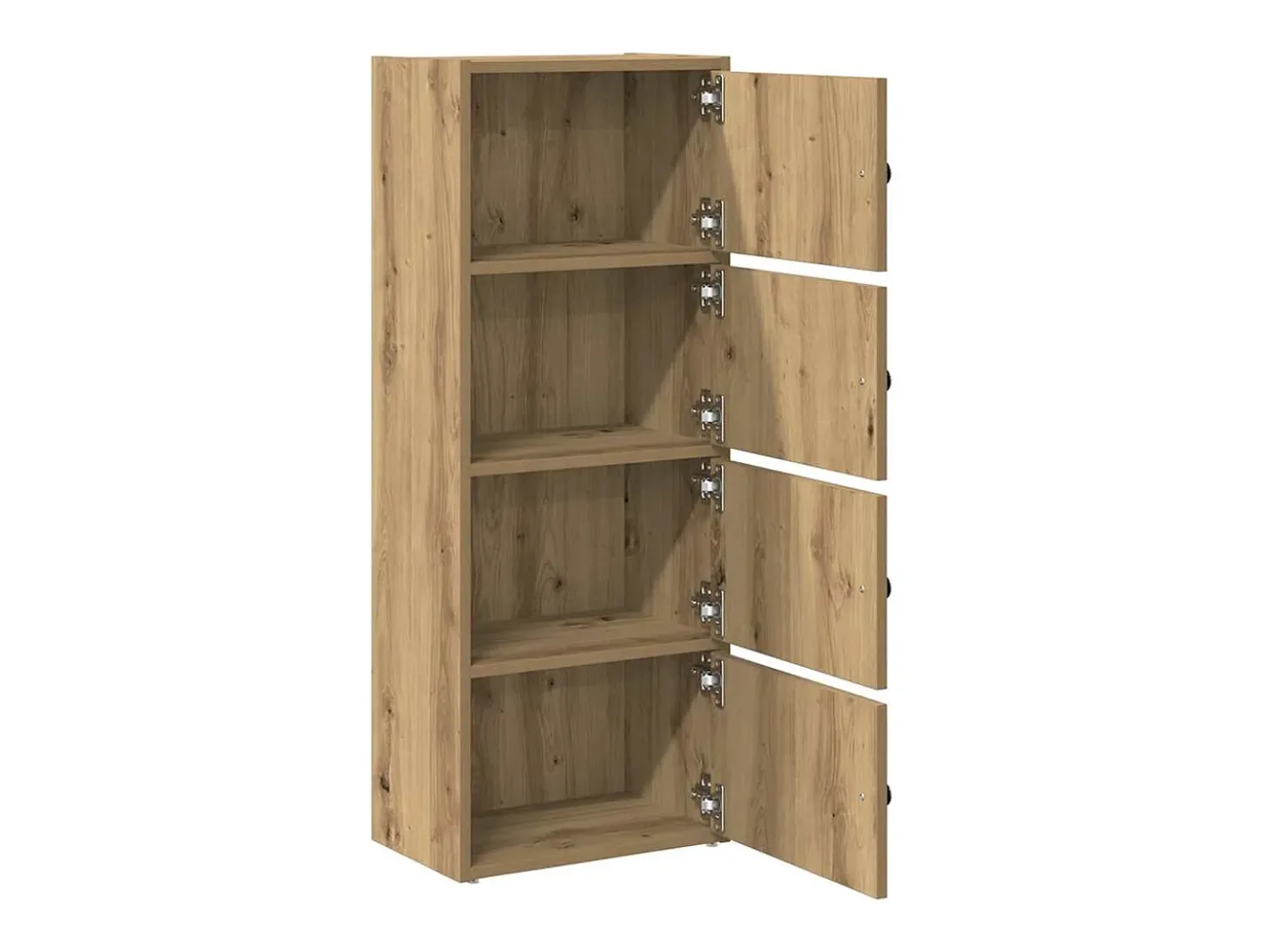 Estantería de madera de ingeniería roble artisan 40x24x102 cm