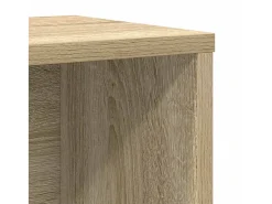 Estantería de madera de ingeniería roble sonoma 60x24x101,5 cm