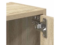 Estantería de madera de ingeniería roble sonoma 40x24x77 cm