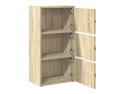 Estantería de madera de ingeniería roble sonoma 40x24x77 cm
