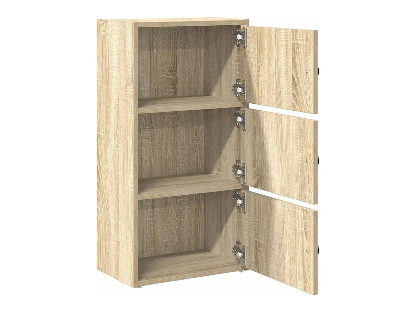 Estantería de madera de ingeniería roble sonoma 40x24x77 cm