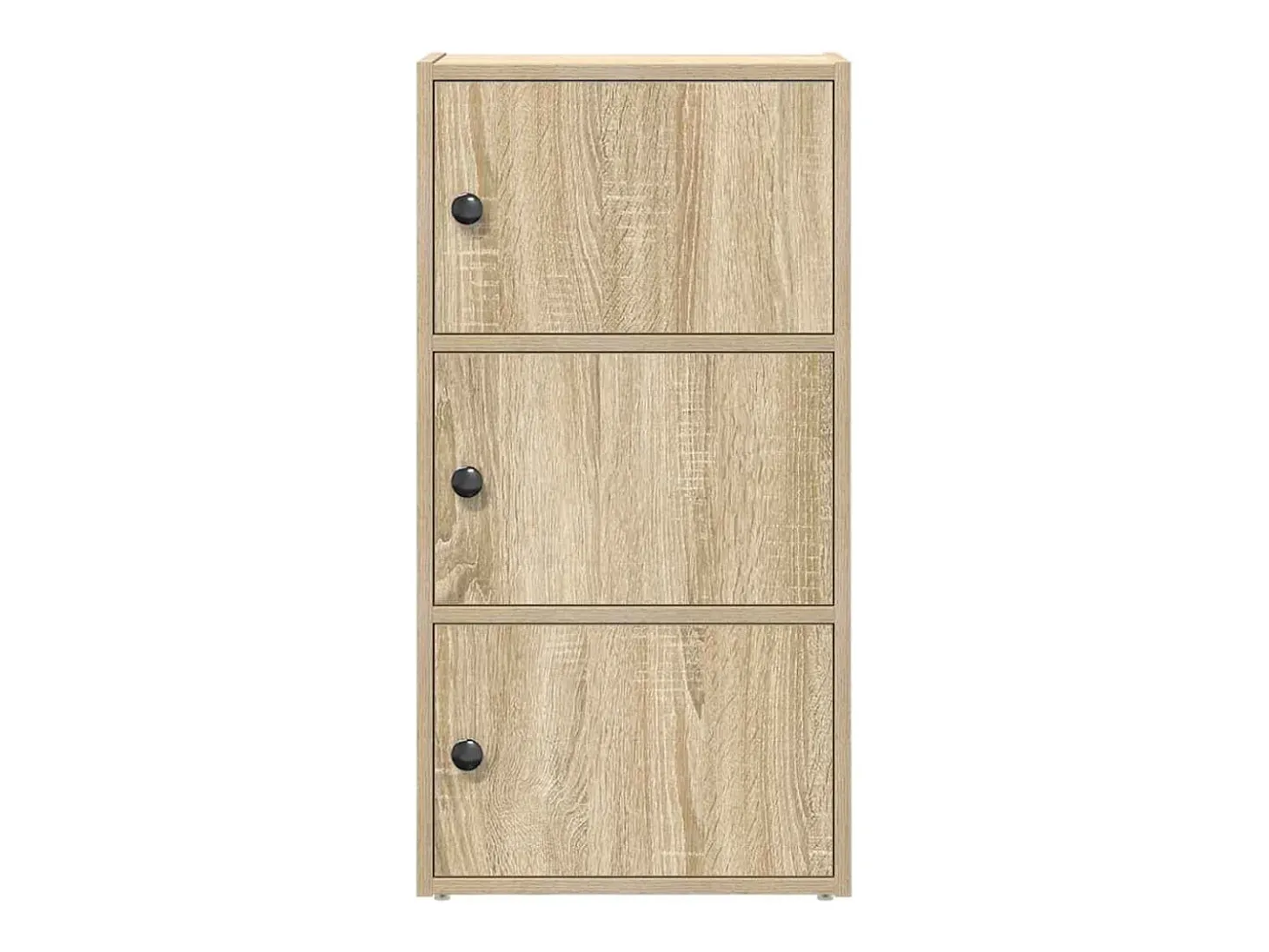 Estantería de madera de ingeniería roble sonoma 40x24x77 cm