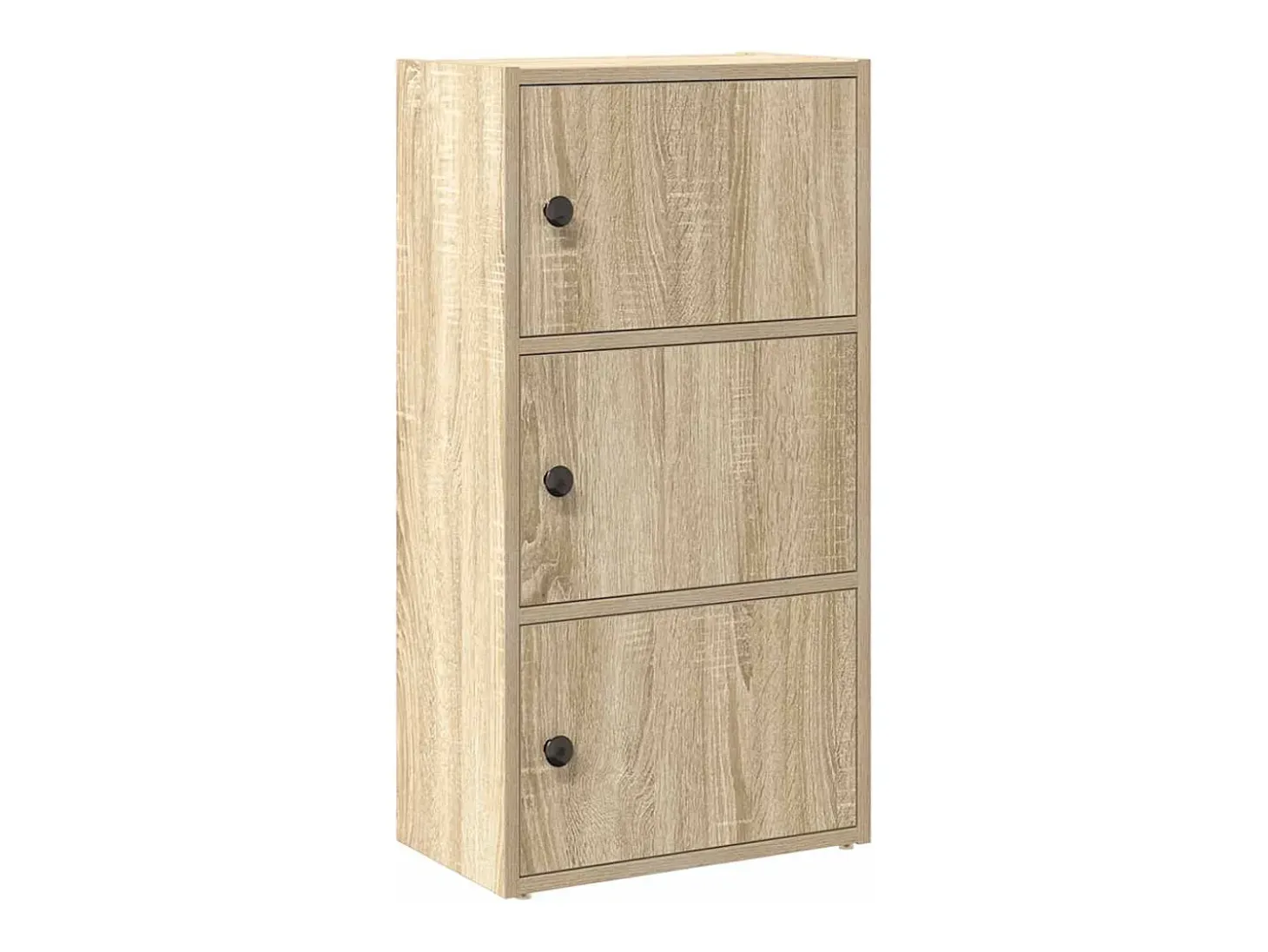 Estantería de madera de ingeniería roble sonoma 40x24x77 cm