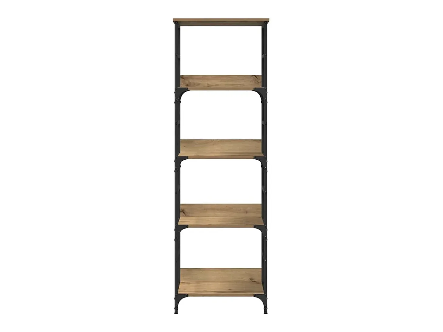 Estantería de madera de ingeniería roble artisan 50x33x153 cm