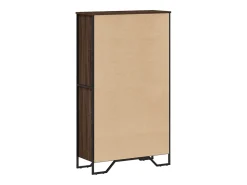 Estantería de madera de ingeniería marrón roble 80x31x137,5 cm