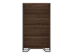 Estantería de madera de ingeniería marrón roble 80x31x137,5 cm