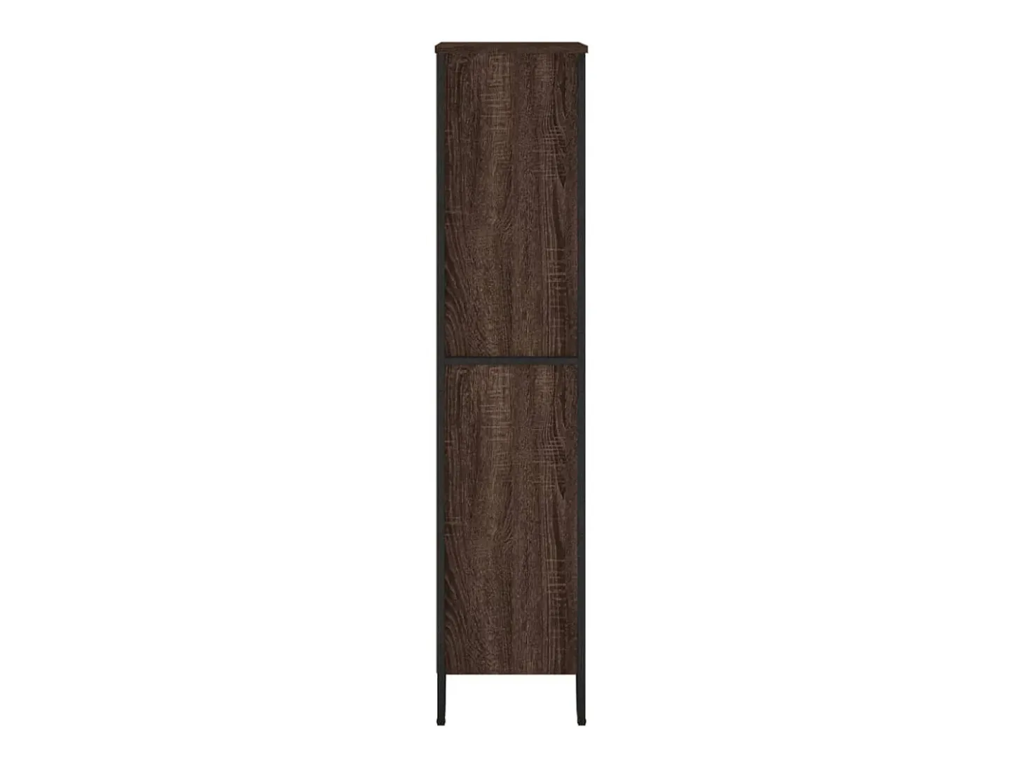 Estantería de madera de ingeniería marrón roble 80x31x137,5 cm