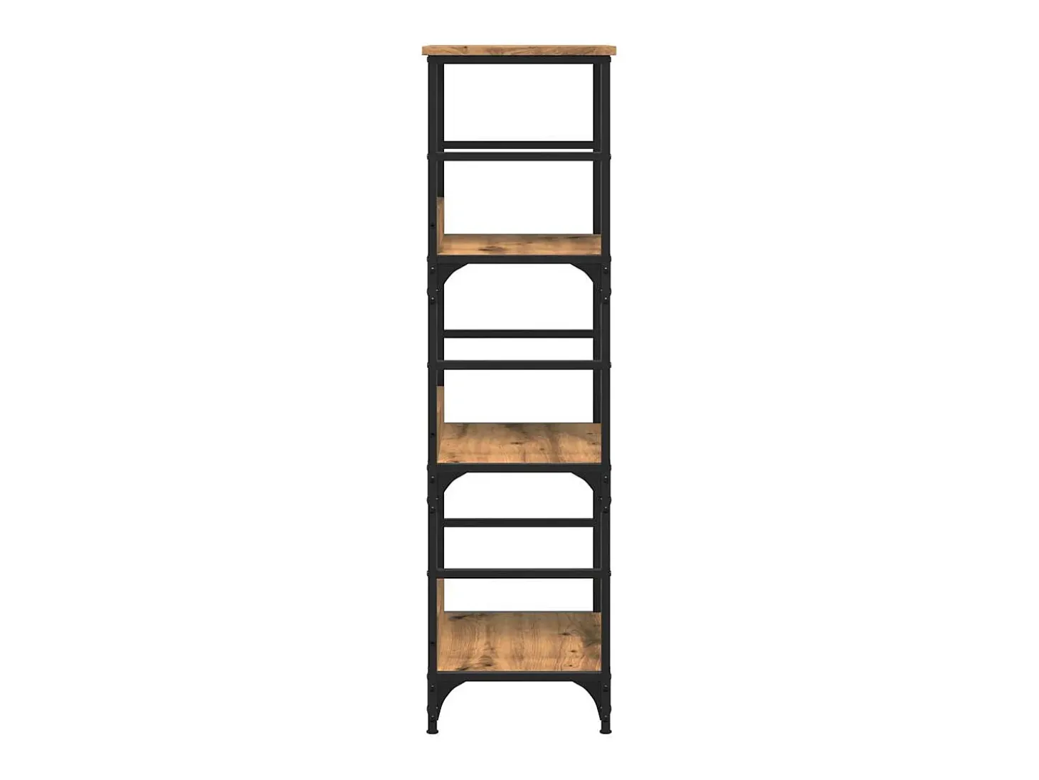 Estantería de madera de ingeniería roble artisan 50x33x117,5 cm