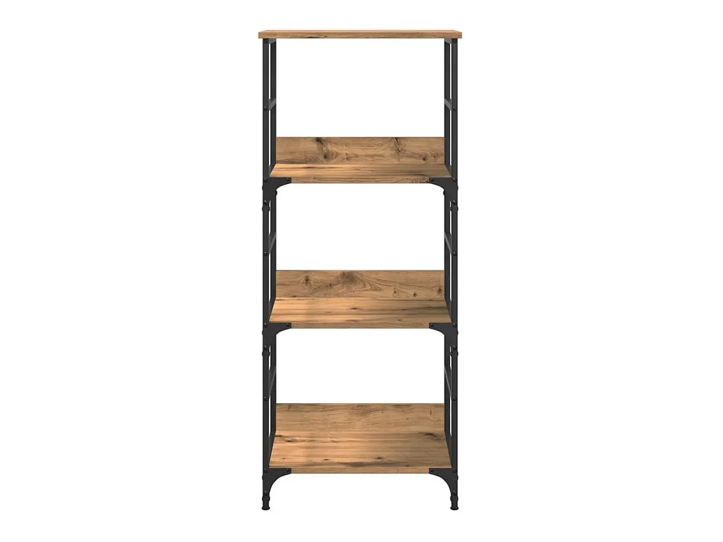 Estantería de madera de ingeniería roble artisan 50x33x117,5 cm