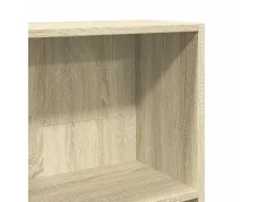 Estantería de madera de ingeniería roble Sonoma 60x24x176 cm