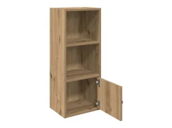 Estantería de madera de ingeniería roble artisan 31x24x77 cm