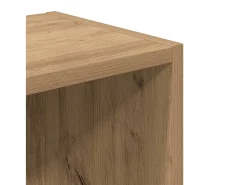 Estantería de madera de ingeniería roble artisan 31x24x77 cm