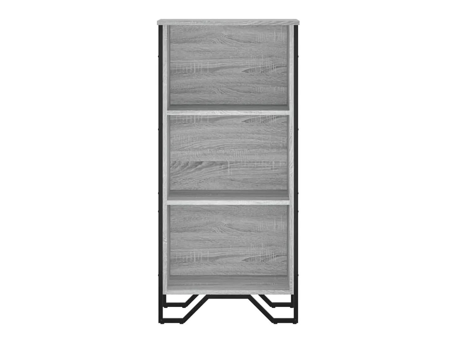 Estantería de madera de ingeniería gris Sonoma 50x31x106 cm