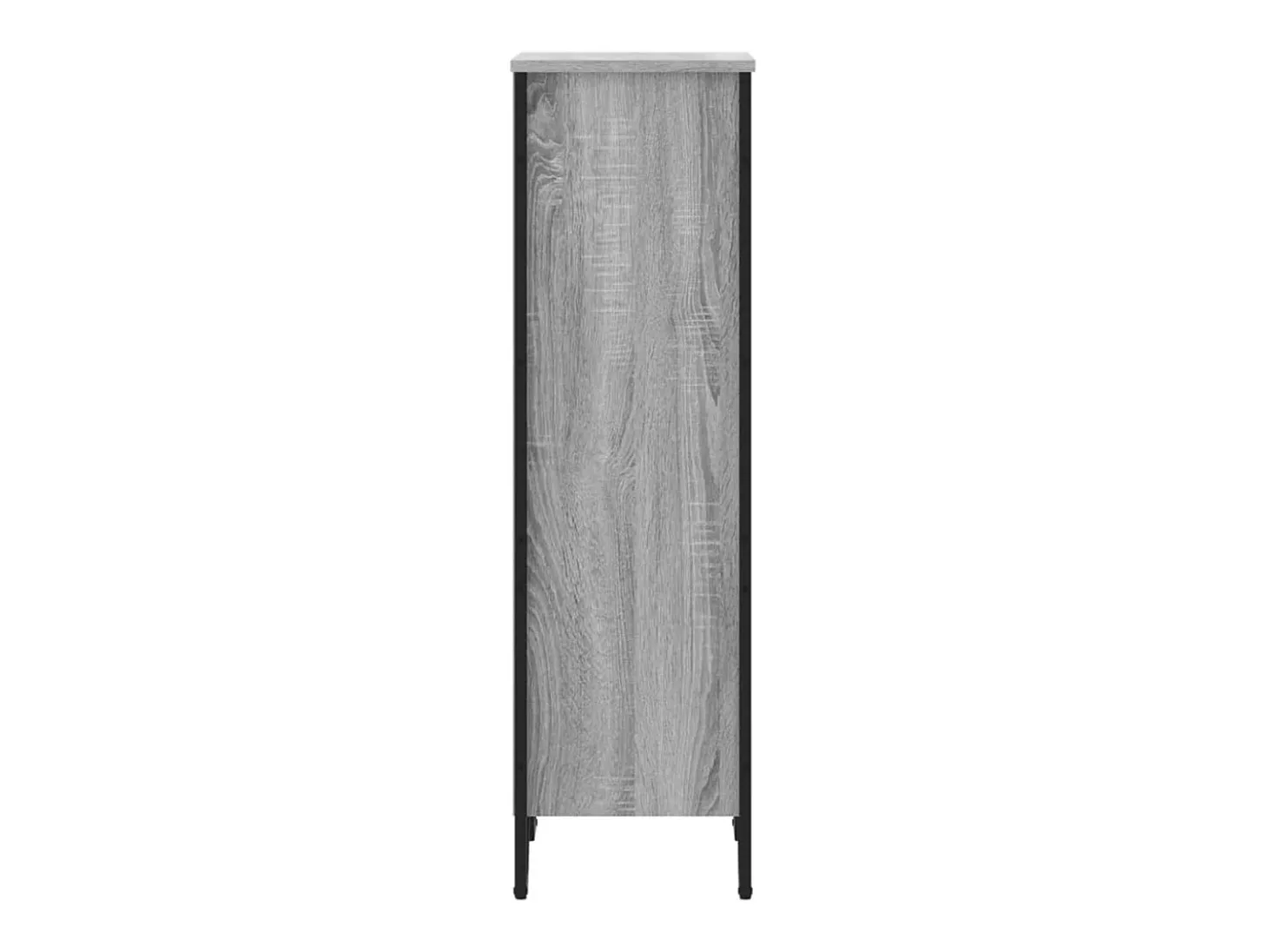 Estantería de madera de ingeniería gris Sonoma 50x31x106 cm