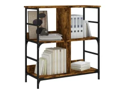 Estantería de madera de ingeniería roble ahumado 78,5x33x82 cm