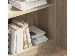 Estantería de madera de ingeniería roble Sonoma 80x24x109 cm