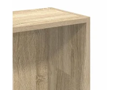 Estantería de madera de ingeniería roble Sonoma 80x24x109 cm