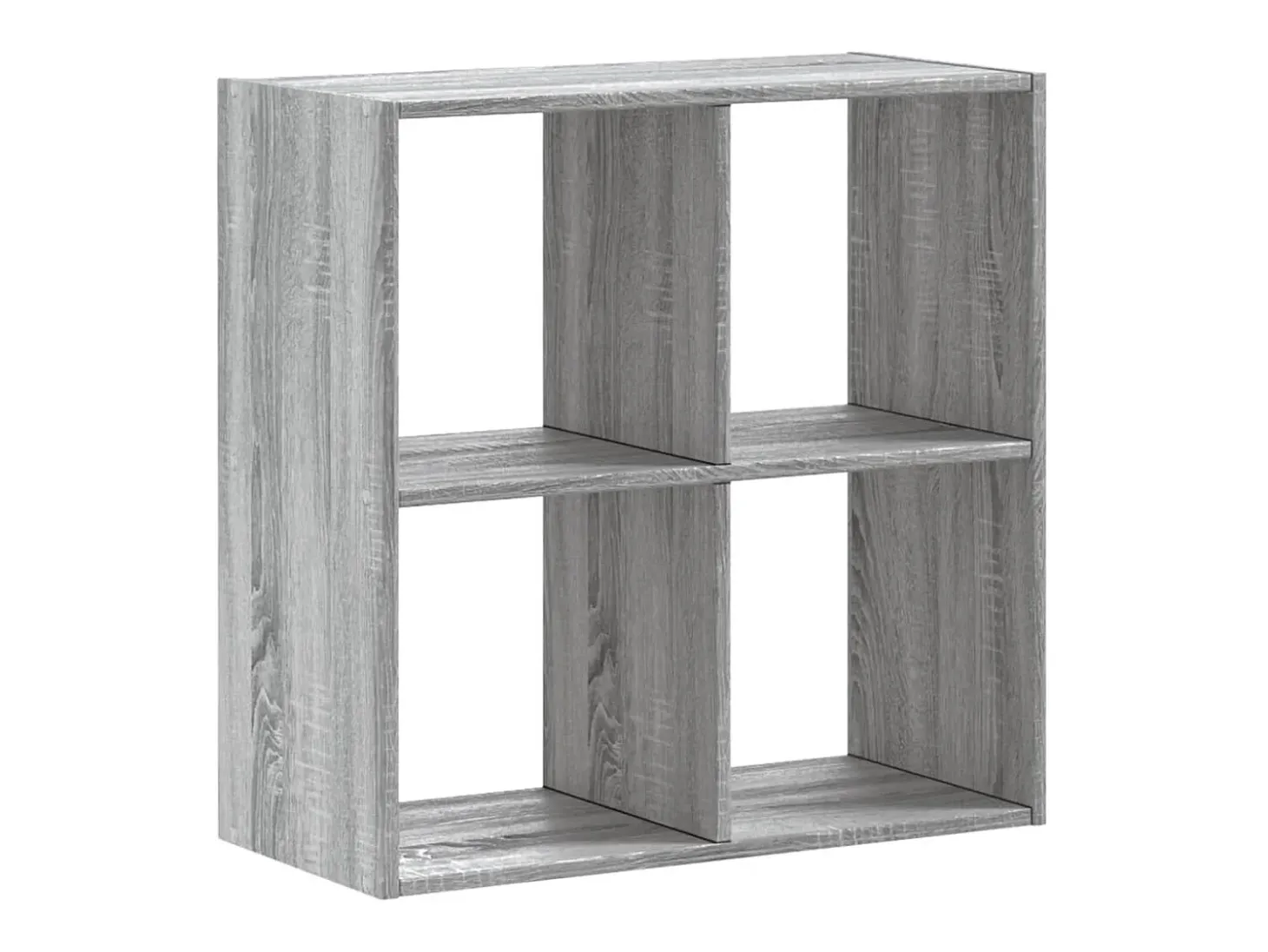 Estantería de madera de ingeniería gris Sonoma 68,5x32x68,5 cm