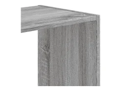 Estantería de madera de ingeniería gris Sonoma 68,5x32x68,5 cm