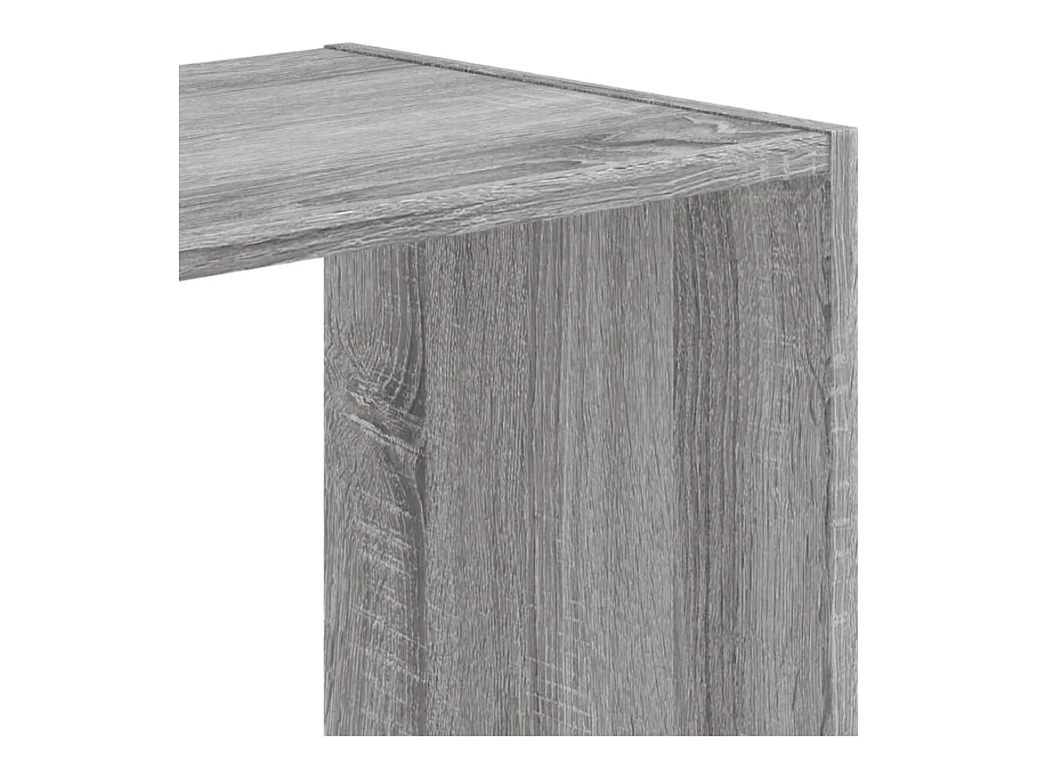 Estantería de madera de ingeniería gris Sonoma 68,5x32x68,5 cm