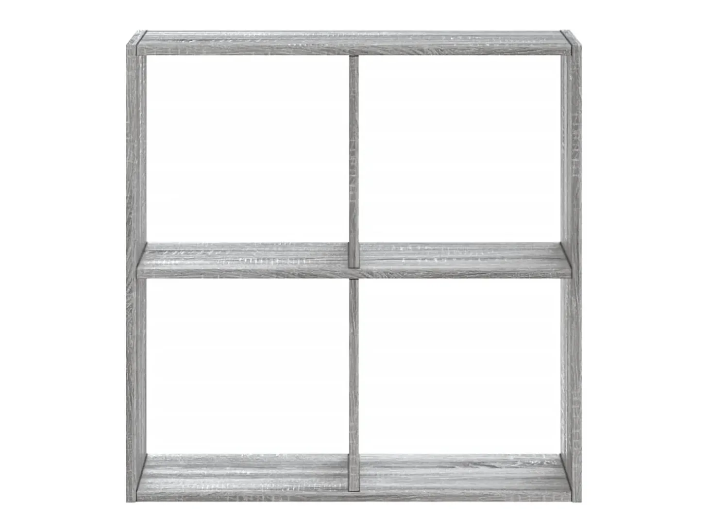 Estantería de madera de ingeniería gris Sonoma 68,5x32x68,5 cm