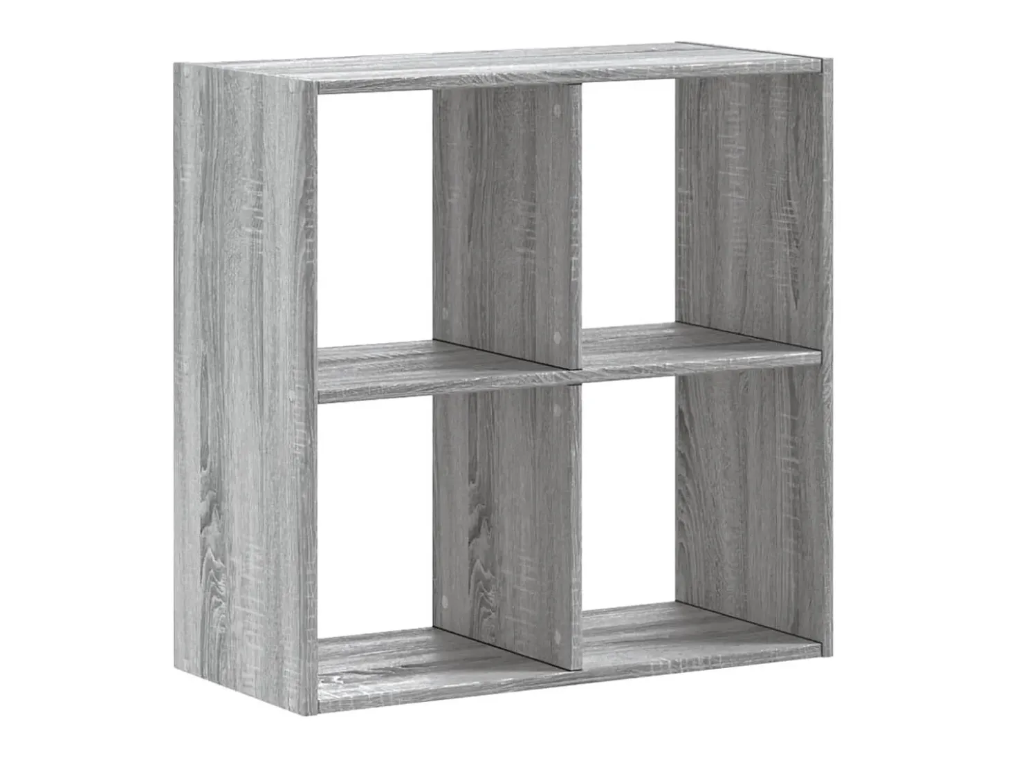 Estantería de madera de ingeniería gris Sonoma 68,5x32x68,5 cm