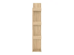 Estantería de madera de ingeniería roble Sonoma 48x25,5x140 cm
