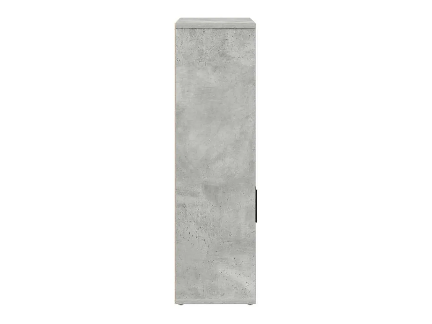 Estantería de madera de ingeniería gris hormigón 60x24x85 cm