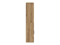 Estantería de madera de ingeniería roble artisan 60x24x120 cm