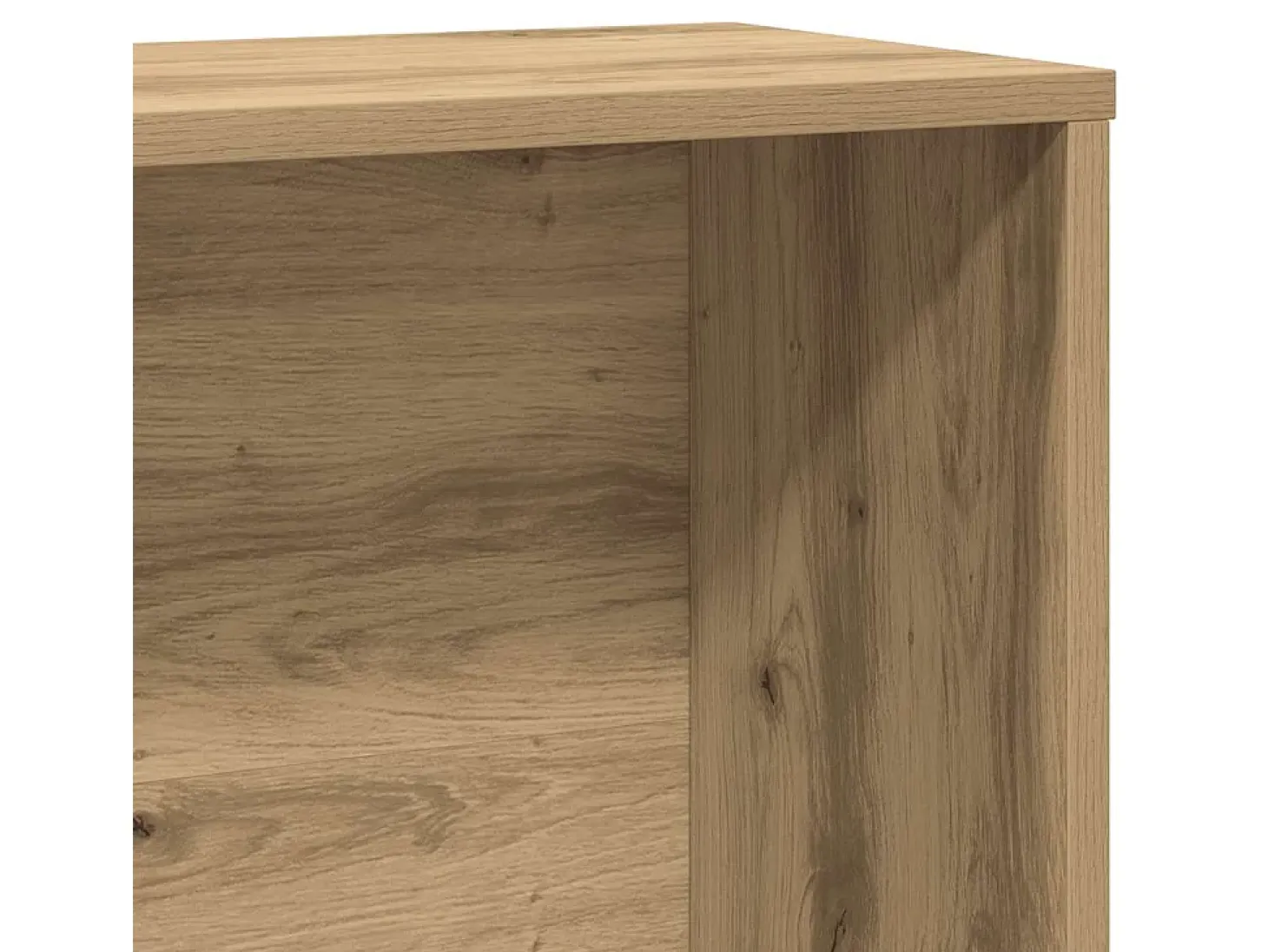 Estantería de madera de ingeniería roble artisan 60x24x120 cm