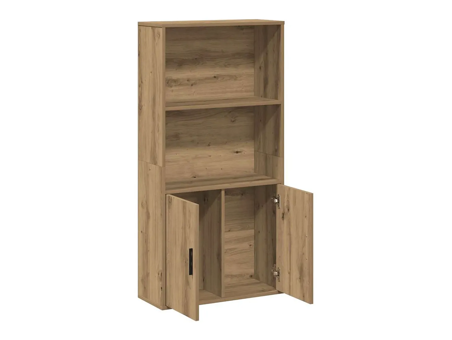Estantería de madera de ingeniería roble artisan 60x24x120 cm