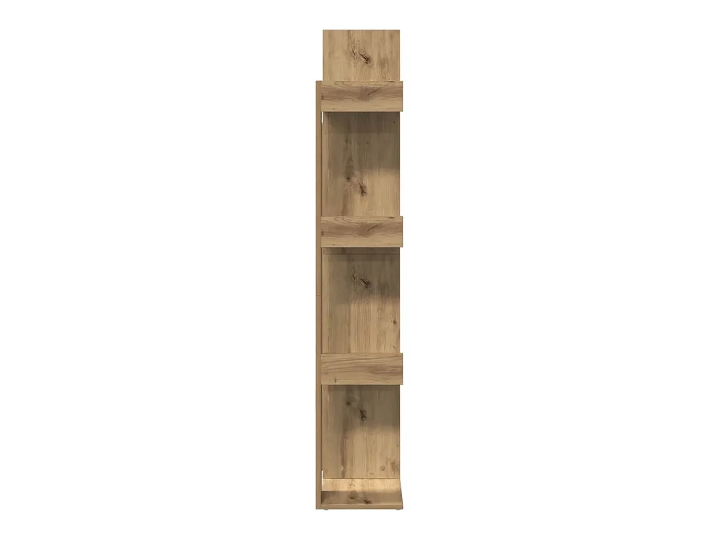 Estantería de madera de ingeniería roble artisan 48x25,5x140 cm