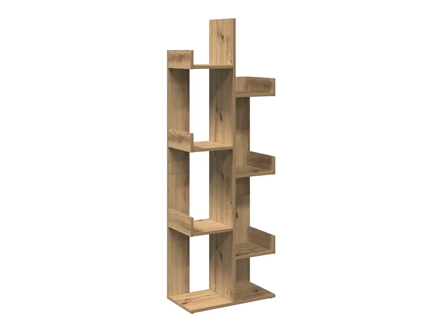 Estantería de madera de ingeniería roble artisan 48x25,5x140 cm