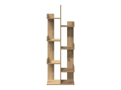 Estantería de madera de ingeniería roble artisan 48x25,5x140 cm