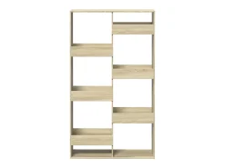 Estantería de madera de ingeniería roble Sonoma 100x33x175 cm
