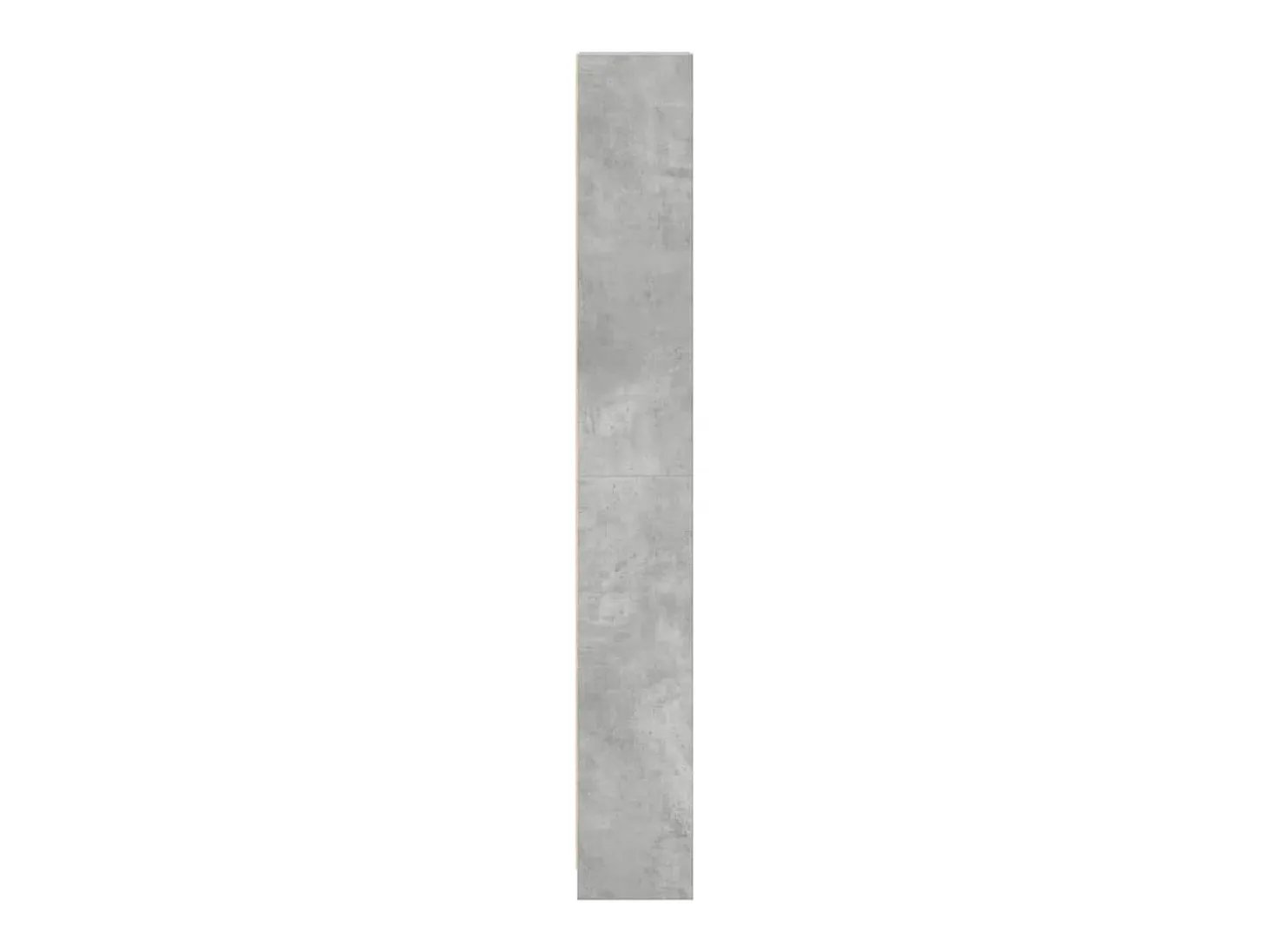 Estantería de madera de ingeniería gris hormigón 40x24x176 cm