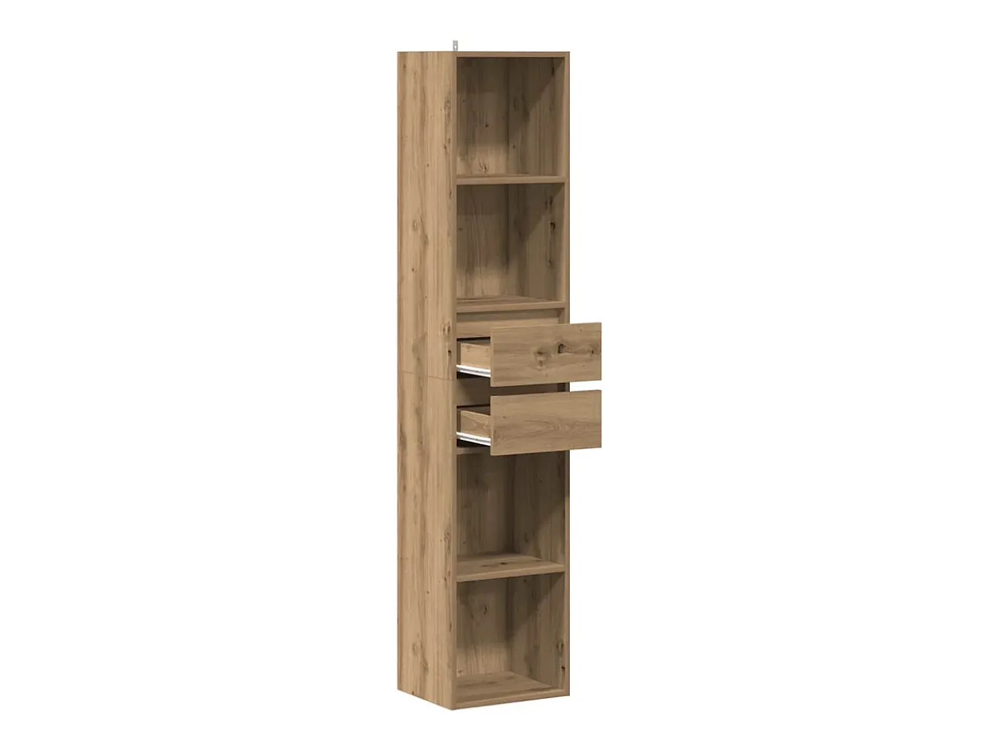 Estantería de madera de ingeniería roble artisan 36x30x171 cm